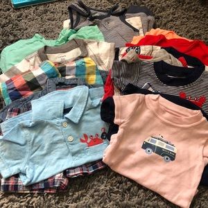 CARTERS BABY BOY SPRING/SUMMER LOT (8outfits)